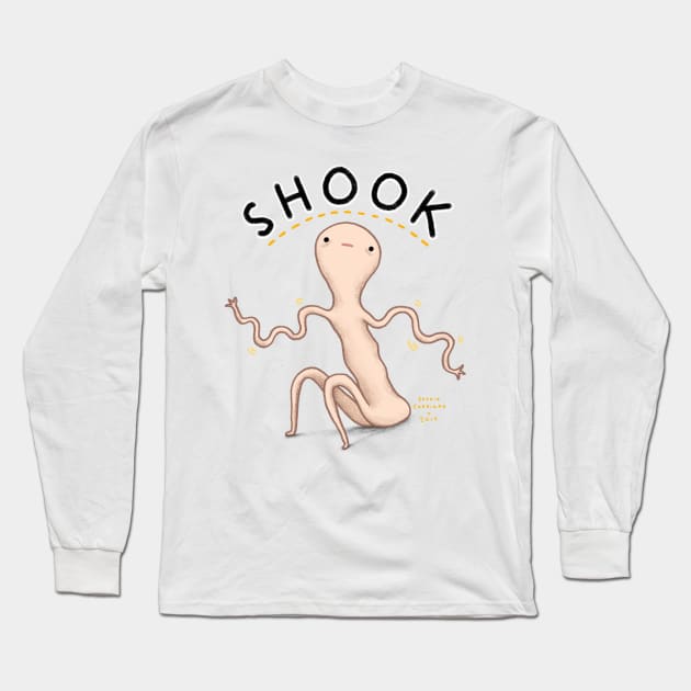 Honest Blob - Shook Long Sleeve T-Shirt by Sophie Corrigan